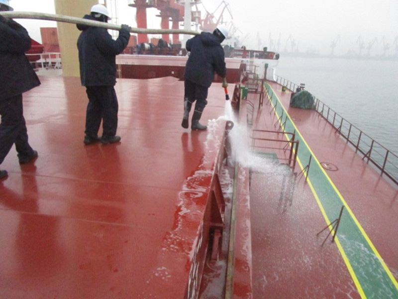 أغطية السفينة اختبار ضيق اختبار (بالموجات فوق الصوتية أو اختبار المياه - إدارة اختبار خرطوم)