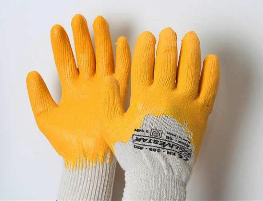 Prueba de guantes protección contra mecánicos