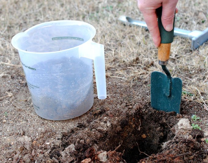 Почва - отбор проб почвы и отложений
